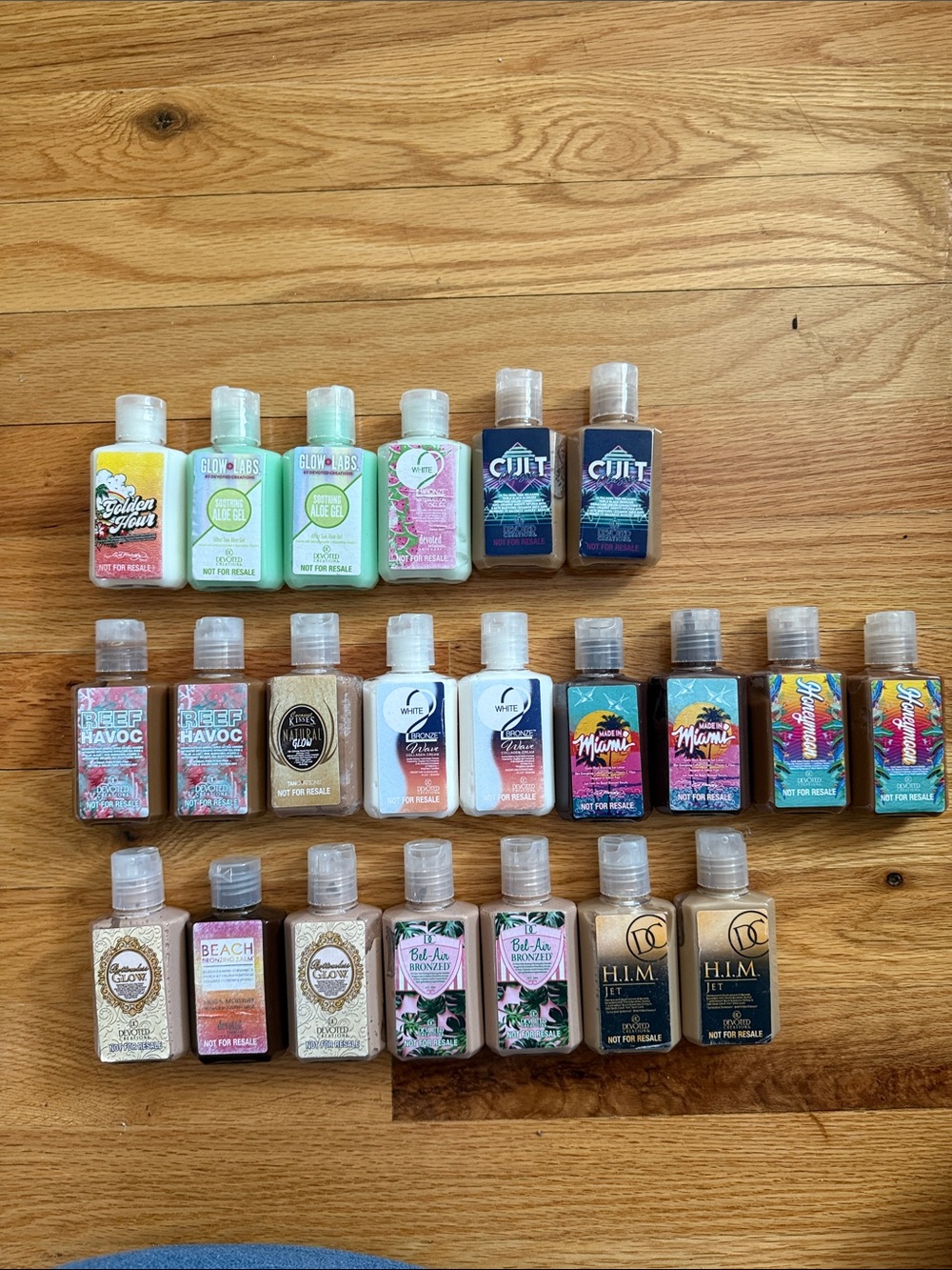 Assorted Mini Tanning Lotion Set - Mixed Colors